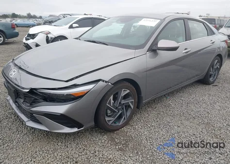 2024 Hyundai Elantra Hybrid Limited z USA, uszkodzony, nr VIN KMHLN4DJ8RU107498